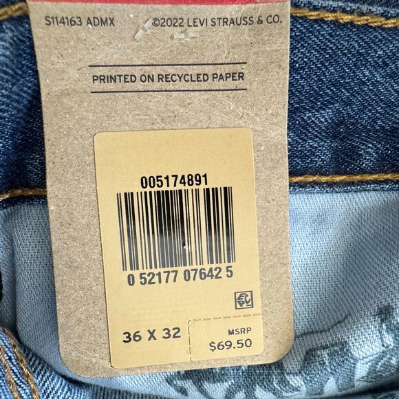 Levi’s Bootcut Jeans Mens Size 36 32 100% Cotton Casual Work Western Classic 517 - Picture 8 of 11
